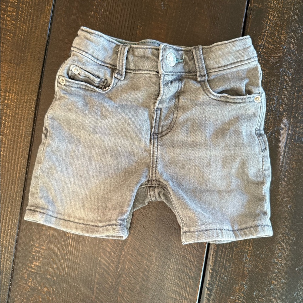Zara Kids Gray Denim Shorts